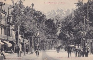 Luchon Les Allees d'Etigny French Old WW1 Postcard