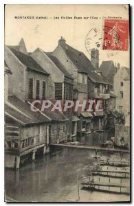 Old Postcard Montargis (Loiret) Les Vieilles Streets on Water