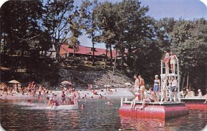 Vacation Valley, Sun Bathing and Water Fun Echo Lake Pennsylvania, PA