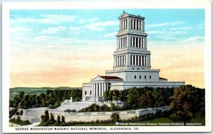 Postcard - George Washington Masonic National Memorial - Alexandria, Virginia