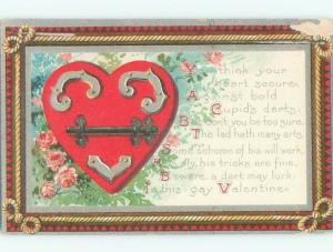 Divided-Back VALENTINE DAY SCENE Great Postcard W7835