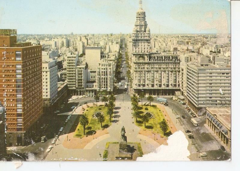 Postal 032023 : Montevideo (Uruguay) Plaza independencia