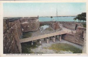 Florida St Augustine Fort Marion The Entrance Curteich