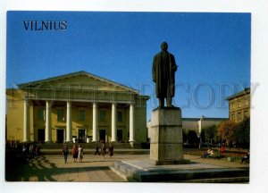 493248 USSR 1990 Lithuania Monument to Mickevicius-Kapsukas Vilnius postcard