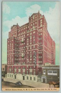 New York City~William Sloane House YMCA~Vintage Postcard