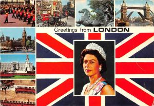 B88931 queen elizabeth II royalty greetings from london uk