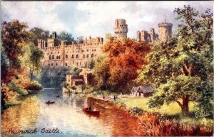 Warwick Castle Tucks 7959 Warwick Vintage Postcard A61