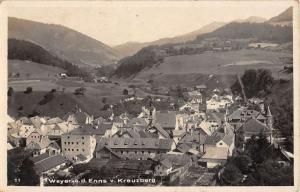 Kreuzberg Germany Birdseye View Scenic Real Photo Antique Postcard K17968