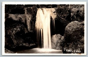 RPPC  Davis  Oklahoma  Prices Falls   Postcard