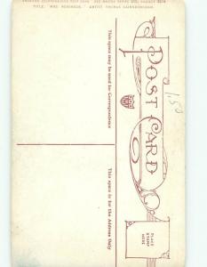 Divided-Back DOG SCENE Great Postcard AA9382