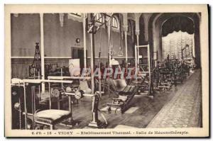 Postcard Old Cures Vichy Thermal baths Room Mecanotherapy