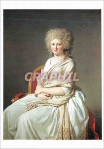 Post Modern Louvre Card Portrait of Anne Marie Louise Thelusson Countess of S...