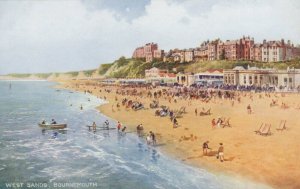 Dorset Postcard - West Sands, Bournemouth - Art Colour   RS23020