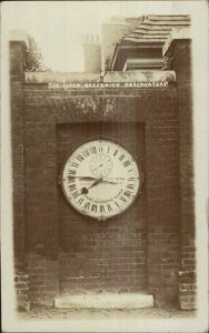 Clock Greenwich Observatory c1910 Real Photo Postcard