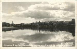Squamscott River Exeter NH AA Peterson Real Photo Postcard