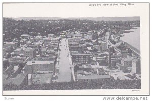 RED WING, Minnesota, 1900-1910´s; Bird's-Eye View of Red Wing