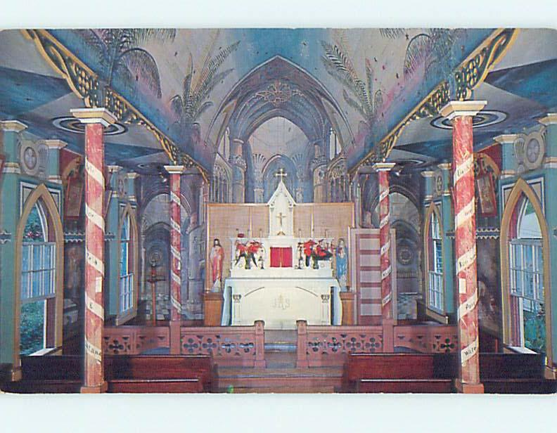 Unused Pre-1980 CHURCH SCENE Honaunau - Kona Hawaii HI L3766