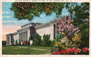 Vintage Postcard 1944 William Rockhill Nelson Gallery Art Kansas City Missouri