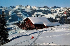 Switzerland Gstaad Restaurant Wasserngrat 1966