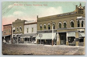 Stromsburg Nebraska~North Side of Square~Wilson Daylight Store~Hardware~c1910 