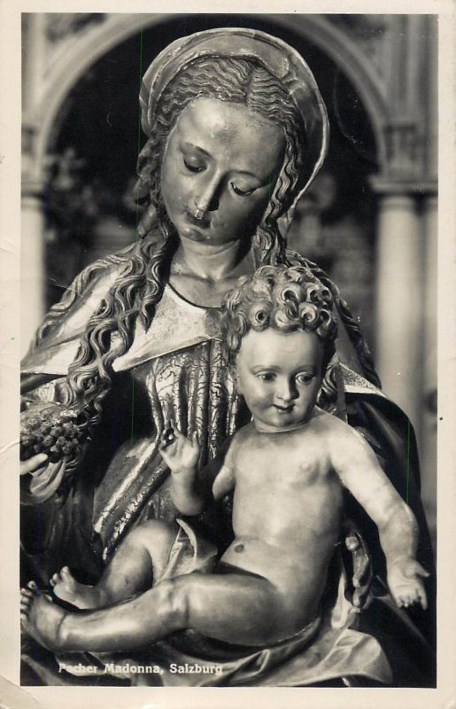 Austria Salzburg Gothic Madonna 1941