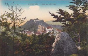 Germany Lindenfels Blick auf die Stadt