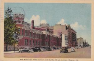 Canada Ontario London The Armouries Hotel London and Dundas Street 1937