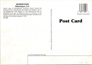 2~4X6 Postcards Washington, DC~ GEORGETOWN Bird's Eye View & Historic District