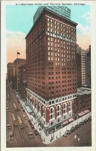 USA Morrison Hotel And Terrace Garden Chicago Illinois Postcard 03.57