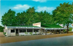 Gateway Arkansas Ozark Trading Post 1950s Aurora roadside Postcard 21-6555