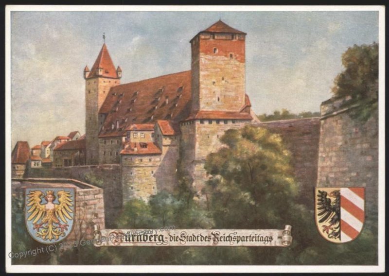 3rd Reich Germany Reichsparteitag Party Rally Nuernberg Castle Propaganda 111306