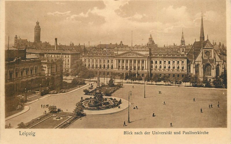 Lot of 6 postcards Germany Leipzig