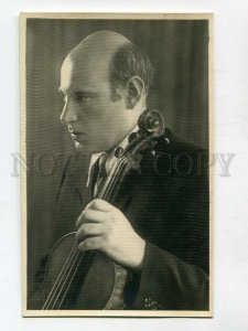 3085664 KALMANOVICH Russian VIOLINIST w/ Violin REAL PHOTO