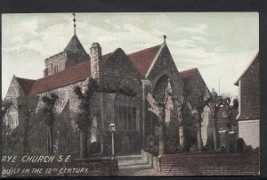 Sussex Postcard - Rye Church, Built In The 12th Century   RS303
