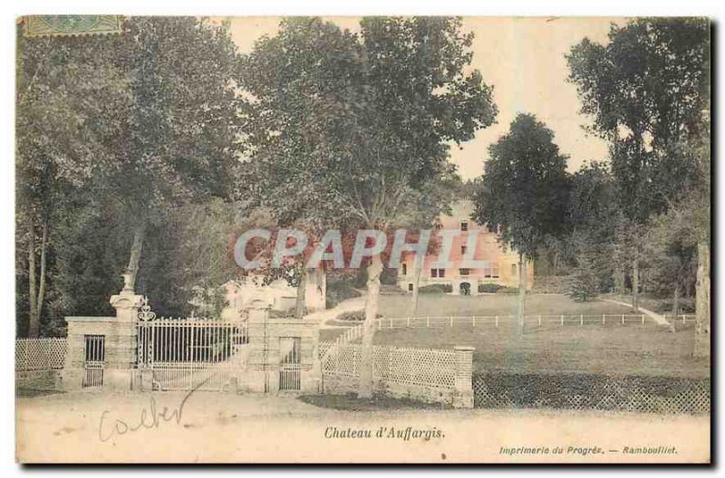 Old Postcard Chateau d'Auffargis