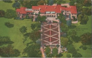 Postcard Philbrook Art Museum Tulsa OK 1953