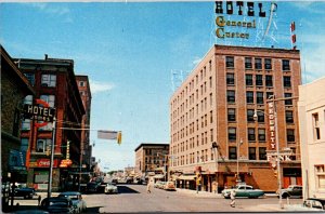 Montana Billings Looking West On 1st Avenue North