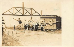 Waterville ME Colby College Track & Field Events Atkins Studio RPPC A-1