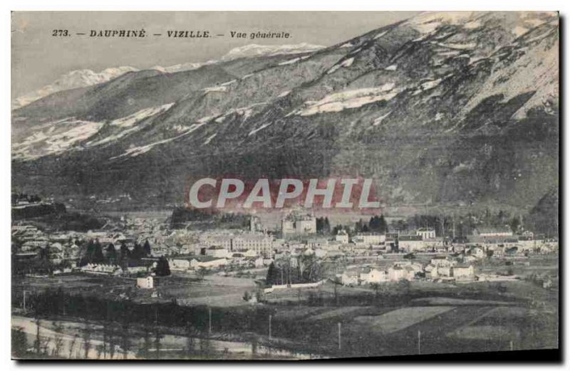 Old Postcard Vizille General view