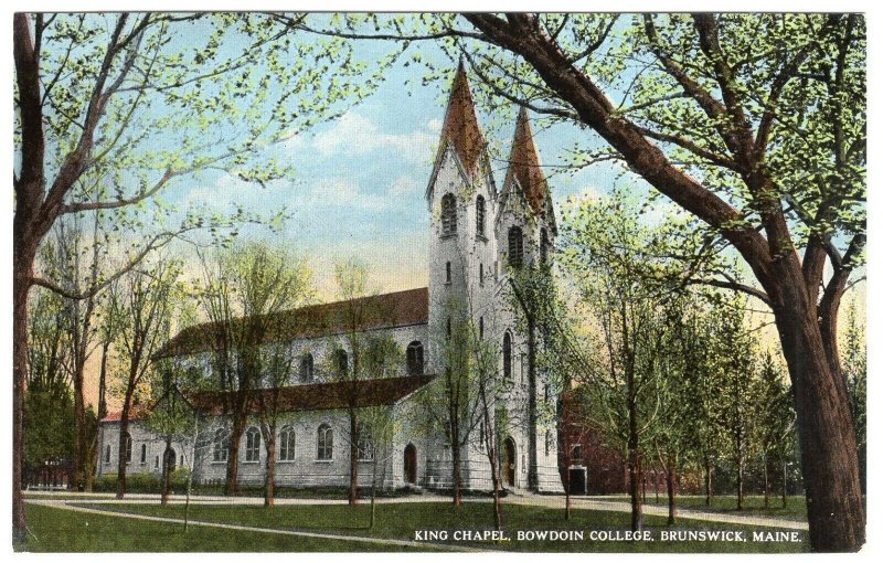 Brunswick, Maine, King Chapel, Bowdoin College