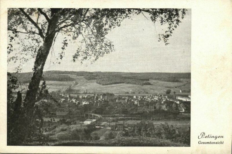 luxemburg, PETINGEN PÉTANGE, Gesamtansicht (1920s) Postcard