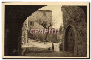 Old Postcard Eze Un Coin Du Vieux Village