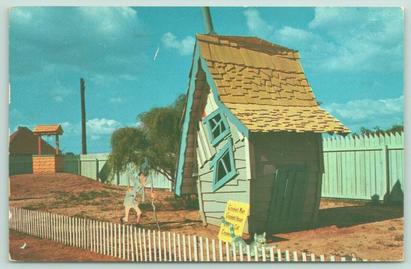 Dallas Fort Worth Texas~Storybook Land Amusement Park~Crooked Man & House~1961 