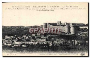 Old Postcard Villeneuve Avignon The Fort St Andre