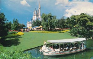 Orlando FL, Florida - Walt Disney World - Swan Boats along Plaza Canal