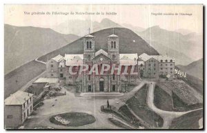 Old Postcard General view of the Pilgrimage of Our Lady of La Salette