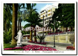 Postcard Modern Riviera Remo Passeggiata Imperatrice