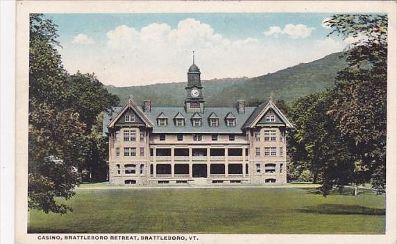 Casino Brattleboro Retreat Brattlebo Vermont 1945