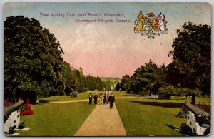 Queenston Heights Canada c1910 Postcard View looking East From Brock's Monument