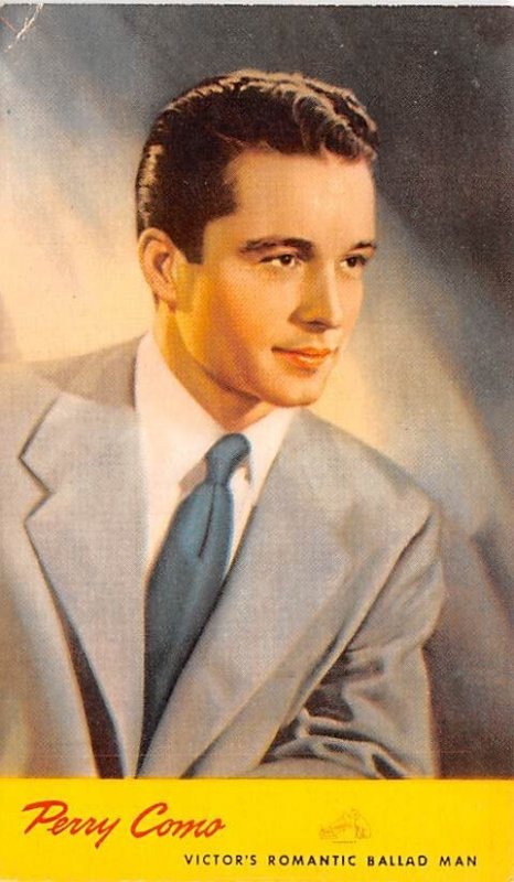 Perry Como Victor's Romantic Ballad Man Unused 